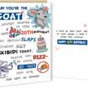 20th Birthday Card Gifts for Him Her Son Daughter, 20 Year Old Birthday Decorations for Male Female, Teenagers with Gen Z Slang Meme-Inspired Design