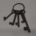 Hananona Vintage Cast Iron Skeleton Key Ring Antique Pirate Treasure Chest Keys Set For Home Decor, Halloween Costume Prop