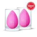 Beautyblender | Original Pink Beauty Blender 2-Piece Bundle for Blending Foundations, Powders, and Creams, Super-Soft Foam for Streak-Free Application, Made in the USA, Reusable, Washable