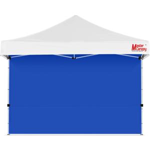 MASTERCANOPY 12x12ft Canopy SunWall Instant Canopy SideWall for Pop Up Canopy Tent Gazebos, UV Protection Sidewall Only, Spliceable (1 Pack, Blue)