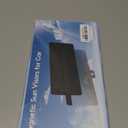 NAZZO Sun Visor Extender for Car, Sun Blocker with PC Sunshade Lens, Magnetic Mounting Adjustable Position, Protect from Glare, UV Rays, Snow Blindness for Safe Driving, Universal for Car, SUV (Black)