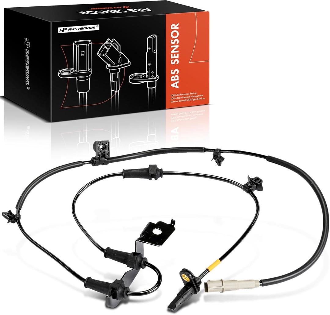 A-Premium ABS Wheel Speed Sensor Compatible with Hyundai Models - Santa Fe 2021 2022 2023 - Front Left Driver Side, Replace# 58930S1AB0