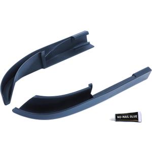 Savadicar Upgraded Version Rain Gutter Extensions, Roof Hard-Top ABS Rain Groove Diverter, Rainwater Deflector Compatible with 2007-2018 Jeep Wrangler JK JKU, Exterior Accessories, Black, 2 PCs