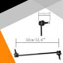 2Pcs K80296 Front Stabilizer Sway Bar Link Compatible with 2005–2012 Escape 2004–2011 Endeavor 2001 – 2005 Rav4