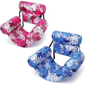 Pools Floats Adults 2 Packs, Inflatable Pools Floats Chairs, Portable Water Hammock for Summer Pool & Beachs