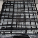 CAPHAUS Foldable Dog Crate Wire Metal Dog Kennel w/Leak-Proof Pan & Protecting Feet & Divider Panel, Single or Double Door, Small, Medium & Large Dog Crate Indoor Cage, 30 w/Single Door (Black)