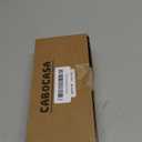 CABOCASA 3FT Ultra Flat Plug Extension Cord Power Strip with 3 Outlets, Patented Detachable Ultra-Thin Outlet Cover Concealer & Ultra-Flat Plug, Max. 13A 125V 1625W ETL Listed, White Color