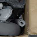 Sweetcrispy Office Computer Desk Chair, Ergonomic Mid-Back Mesh Rolling Work Swivel Task Chairs with Wheels, Comfortable Lumbar Support, Comfy Flip-up Arms for Home, Bedroom, Study, Student, Gray (Grey)