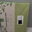 Joy&Grace Appliance Slider for Kitchen Appliances 360 Rolling Sliding Tray for Coffee Maker Countertop, Bamboo Coffee Pot Slider Rolling Tray with Universal Rollers (Black, Large 16"x13")