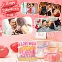 I Love You A Lottie Love Decor Gifts for Couples Boyfriend Girlfriend, Romantic Acrylic Desk Sign for Home Bedroom Anniversary Engagement Wedding Birthday Gifts for Him Her