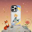 for iPhone 14 Pro Case, Cartoon Pattern with Little Prince-Like, Military-Grade Drop Protection, Cute Soft Slim TPU Protective Cover with Camera Lens Protection for Women & Girls