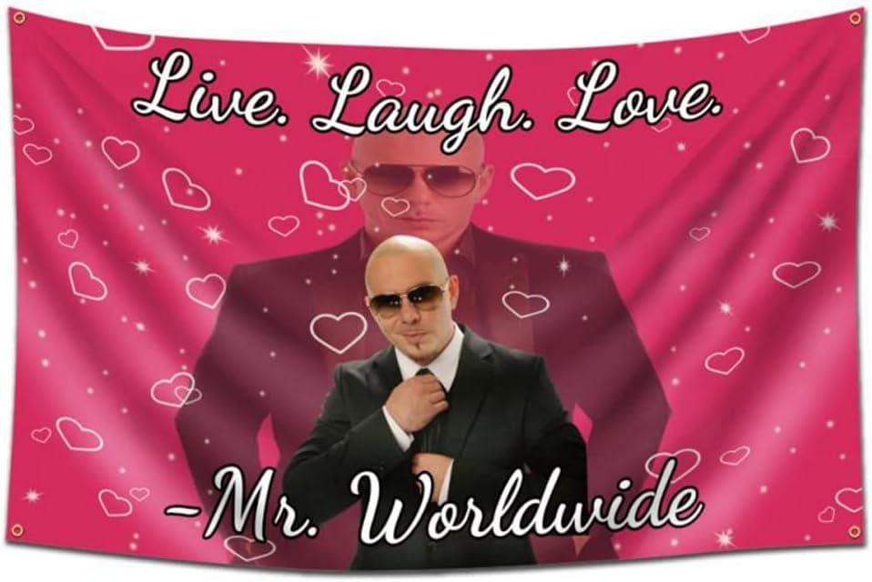 Live Laugh Love Flag 3x5 Feet Mr Worldwide Wall Flag Decorations Bedroom Living Room Dorm