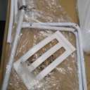 Humble Crew Desk Chair no Wheels, White, 16"W x 19"D x 30"H, 200 lbs Max - Lightweight Plastic Chair for Small Spaces - Premium Stackable Minimalist Chair for Office, Dorm, Bedroom, Dining, and More