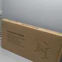 KLSMYHOKI Standing Desk Adjustable Height, Mobile Stand Up Desk with Wheels
