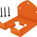 Weed Trimmer Rack Wall Mount Power Tool Holder Hanger Hook Garage Organizer for Weed Eater, Orange