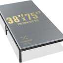 Bunkie Board Twin Size 38"x75" Bed Boards for Under Mattress - Heavy Duty Reinforced Wood Support Board with Anti-Sag Design, Fits Metal Frames/Platform Beds/Sleeper Sofas