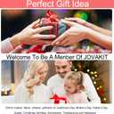 2 x JOVAKIT Small Portable Silicone Alphabet Makeup Bag for Women, Travel Waterproof Cosmetic Bag Gifts for Women, Zipper Closure Make Up Case with Handle, Travel Storage Organizer Pouch (Black R)