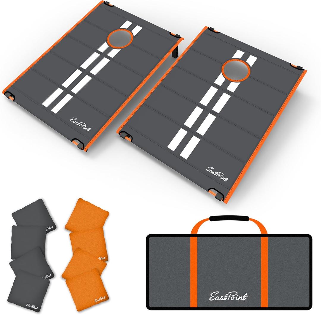 EastPoint 2x3 Ultra-Portable Cornhole Set with 8 Bean Bags