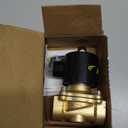 HFS(R) Electric Solenoid Valve Copper Normally Closed for Water Air Gas (12V DC 3/4IN NPT)