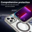 Ankceed for iPhone 13 Pro Case, Compatible with MagSafe, [Military-Grade Protection][Full Camera Protection] PC Back, Slim/Thin, Anti-Scratch Shockproof Protective Cover 6.1 Inch, Grey (Gray)