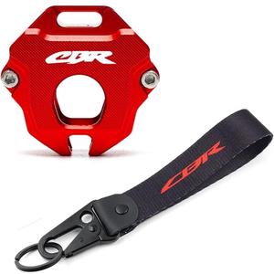 MOWOK Motorcycle Key Cover Case Shell For CBR 650R CBR500R CBR250RR CBR600RR CBR1000RR Embroidery Badge Keyring