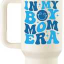 Boy Mom Gifts for New Mom - First Mothers Day Gifts for New Moms, Boy Mama, Pregnant Mother, Expecting Mommy, First Time Moms To Be, Mommy To Be - 40oz Travel Cup Insulated Tumbler with Lid & Straw