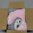 My OLi 2 Pack Easter Bunny Stuffed Animals 7 Inch Small Stuffed Bunny Soft Plush Rabbit Toys with Floppy Ears Bedtime Friend Soft Toy Easter Gifts for Kids Girls & Boys, Gray & Pink