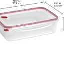 Sterilite 4 Pack Food Storage Container, Ultra-Seal Airtight Snapware with Lids, 16 Cup