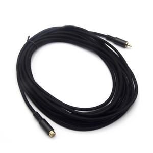 REXUS RCA Extension Audio Cable Male to Female, RCA Stereo Audio Cable Hi-Fi Sound Gold Plated Copper Shell Nylon-Braided (20 Feet)