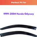 KPY Rain Guards Fit for 1999-2004 Honda Odyssey, Out-Channel Window Visors Vent Wind Deflectors 2PC, Car Accessories for 99-04 Odyssey