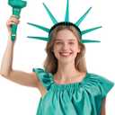 Statue of Liberty Crown and Torch,Statue of Liberty Costume Accessories for Adult Independence Day Cosplay