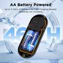 Item Finders Dual System Tracker[No Monthly User Fee] Compatible with iOS and Android Air Tags Item Locator Help You Track Your Car, Keys, Wallet, Luggage and More(Batteries Not Included)