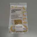 LIN PERFORMANCE Women Compression Tights 8-15mmHg Leg Slimming Lightweight Pantyhose (Beige, S)