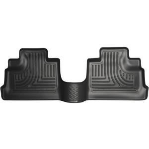 Husky Liners Weatherbeater Floor Mats | Fits 2011-2018 Jeep Wrangler JK 4-Door | 2nd Row, 1-pc Black - 19021