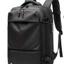 Vacpack Backpack, Air Backpack With Pump, 60L Expandable Backpack, Anti Theft Vacpack Travel Vacuum Backpack (black)
