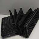 12 PCS Under Couch Blockers for Bed Couch Furniture Underneath Stop from Getting Under The Sofa (Black Plastic)