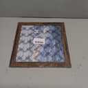 8x8 Picture Frame, Wall Hanging Square Gallery Photo Frame or Tabletop Display Frame, Brown