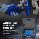 Orion Motor Tech Wheel Hub Removal Tool Kit, Wheel Bearing Hub Remover Tool Set Compatible with 5 6 8 Lug Hub Assemblies on Cars and Trucks, Wheel Hub Buster Puller with Carrying Case