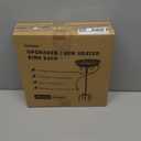 Daoeny Heated Bird Baths for Outdoors, Upgraded 100W Thermostatically Controlled Heated Bird Bath with 5-Prong Metal Base, Heated Bird Bath for Outside Winter Garden Patio Yard Lawn(Green)