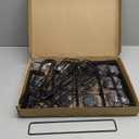 Seville Classics UltraDurable Heavy Duty NSF Solid Steel Wire Rack Storage Unit, Organizer for Garage, Warehouse, Office, Restaurant, Classroom, Kitchen, Black, 5-Tier Shelving, 36" W x 18" D