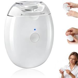 Universal Automatic Electric Nail Clipper & Trimmer,3-in-1 Rechargeable Fingernail Grinder with Built-in Light&3 Speeds,360 Silent Auto Toenail Cutter and Polishing Trimmer with Nail Scraps Storage