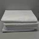 sancua 6 Pack White Tablecloth 90 x 156 Inch - Rectangle Table Cloth for 8 Feet Tables Stain and Wrinkle Resistant Washable Polyester Table Cover for Dining Wedding Banquet Party Buffet Restaurant