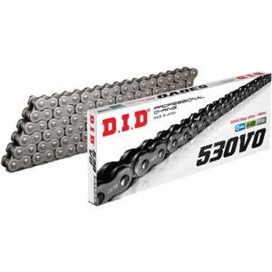 DID (530VO-118) Steel 118 Link Professional V Series O-Ring Chain with Connecting Link