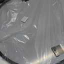 VooBang Wide Arched Wall Mirror, 31 x 32 inch Arch Bathroom Mirror, Wall Mounted Vanity Mirror with Arch Metal Frame, Modern Bathroom Vanity Mirror for Bedroom, Living Room, Hanging or Leaning, Black