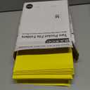 Two Pocket Folders, RAZCC 50 Pack 2 Pocket Folders Fit Letter Size Paper, Paper Folders with Pockets for School Office Business Home (Yellow)