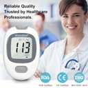 Glucose Monitor Kit, Diabetes Testing Kit, Blood Glucose Meter, 100 Glucometer Strips, 100 Lancets, Test Strips Blood Sugar Meter Glucometer