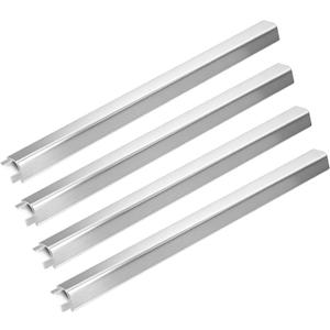 Hisencn Heat Plates for Charbroil Performance 4 Burner 463365021, 463365522, 463352521, 463350521, Heat Plate Replacement Parts for Char-Broil, G325-0002-W1 Heat Plates, 15.5 inch, Stainless Steel