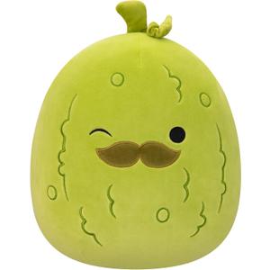 Squishmallows Original 12-Inch Charles Pickle with Mustache - Medium-Sized Ultrasoft Official Jazwares Plush