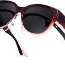 FEISEDY Fit Over Glasses Polarized Sunglasses, UV400 Protection for Driving & Outdoor Activities B0328