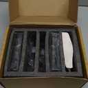 Molimoli Olive Oil Dispenser Bottle for Kitchen, Automatic Pourer, Glass Dispenser for Kitchen, Olive Oil Cruet, | Set of 2 - Black